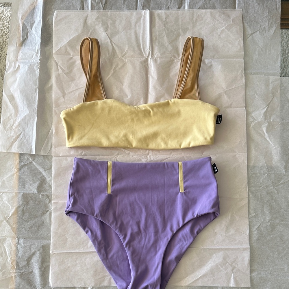JD DANCEWEAR “Bondi Set”Size: AS lavander and lemon color. Wore once !